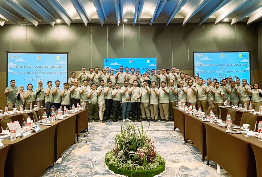 PLN UIP SBU dan BPN Sumatera Utara Percepat Sertifikasi 5.079 Persil Tanah, 15 Sertifikat HGB Terbit