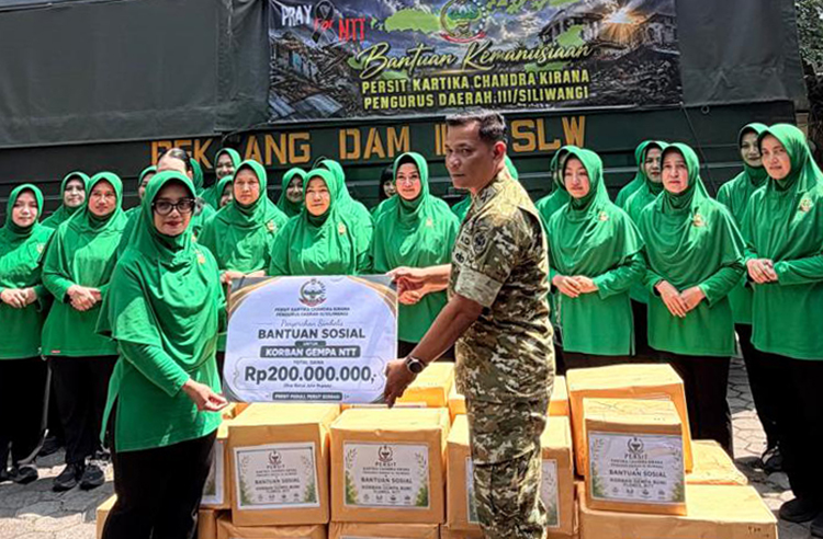 Kodam III/Siliwangi dan Persit Salurkan Bantuan Rp2 Miliar untuk Warga NTT Terdampak Bencana