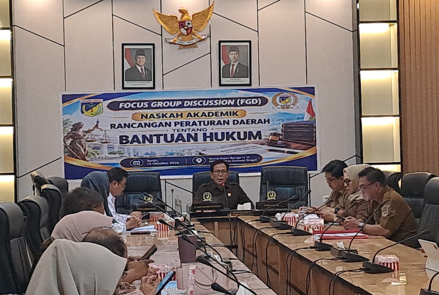 Komisi I DPRD Sulteng Matangkan Naskah Akademik Raperda Bantuan Hukum di Palu