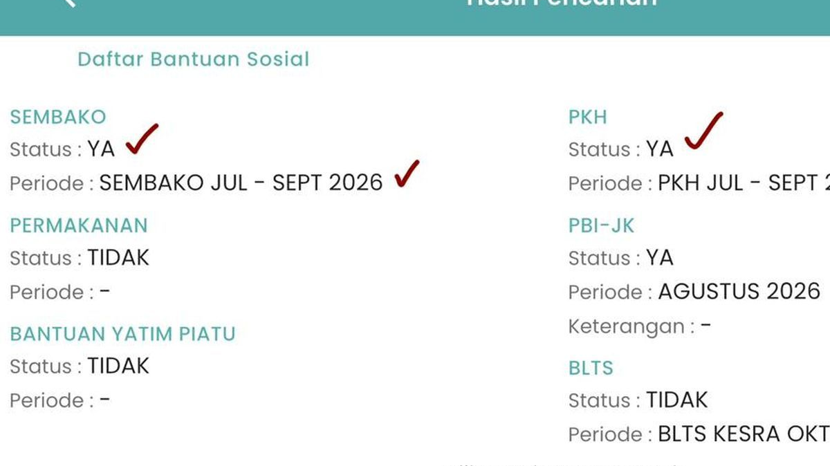 Cek Bansos Tahap 4 2026 Pakai NIK KTP, Ini Jadwal dan Cara Aksesnya