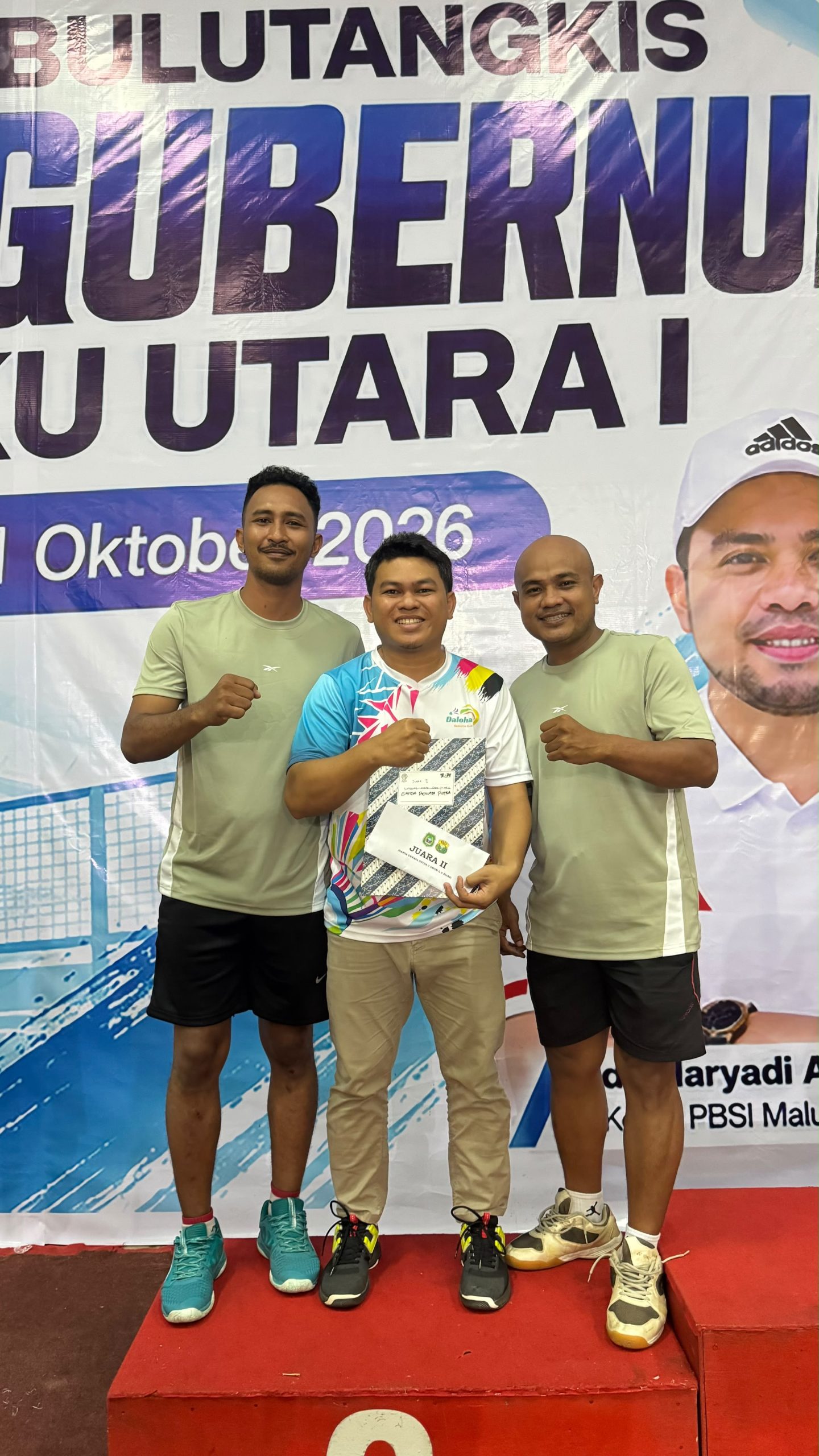 Dua Atlet Polres Pulau Morotai Tembus Final Kejurda Bulutangkis Piala Gubernur Maluku Utara 2026