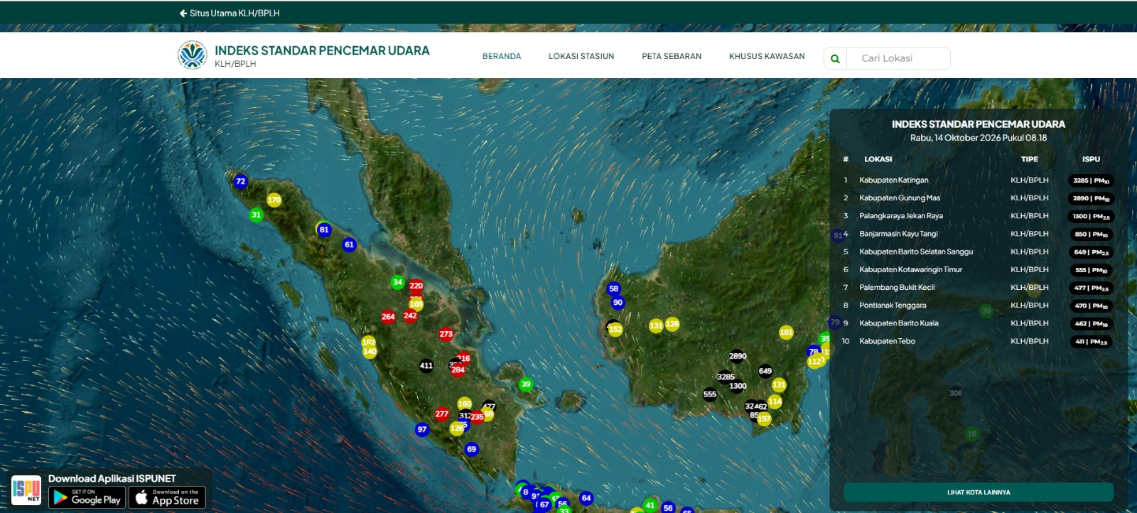 Kabut Asap Lintas Batas Selimuti Medan, ISPU Pinang Baris Masuk Kategori Tidak Sehat