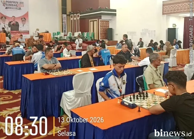 Sijunjung Juara Umum Catur Porprov XVI Sumbar 2026, Koleksi 4 Emas dari 16 yang Diperebutkan