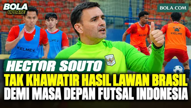 Hadapi Brasil di Copa das Nações, Hector Souto Ingin Timnas Futsal Indonesia Jadi Inspirasi