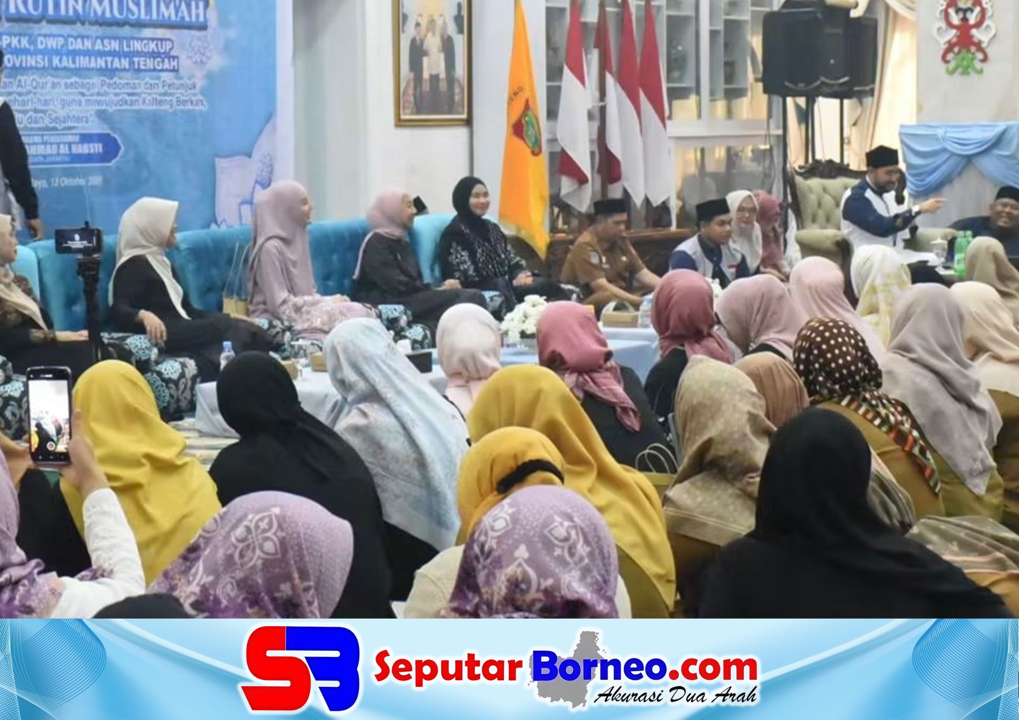 Ketua TP-PKK Kalteng Aisyah Agustiar Ajak Muslimah Tingkatkan Kepedulian di Tengah Ancaman Kabut Asap Karhutla