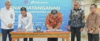 Kemenhub-Pelindo Teken Konsesi Alur Pelayaran Pulau Baai 24 Tahun