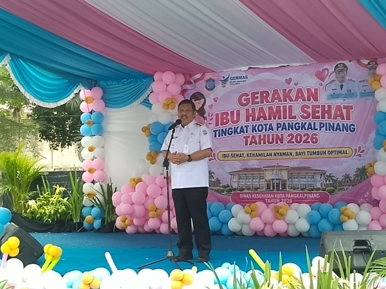 Gerakan Ibu Hamil Sehat 2026 Dibuka, Wali Kota Pangkalpinang Tekankan Gizi dan Pemeriksaan Rutin