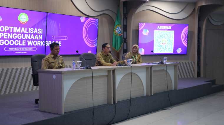 Diskominfo Pontianak Latih ASN Manfaatkan Google Workspace untuk Rapat Daring dan Kelola Tugas Tim