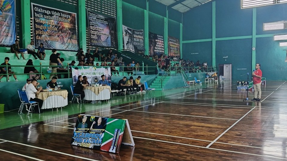 Kejurprov PBSI Kaltara 2026 Dibuka di GOR Naga Mas Tarakan, Diikuti Atlet Taruna Meski Anggaran Terbatas