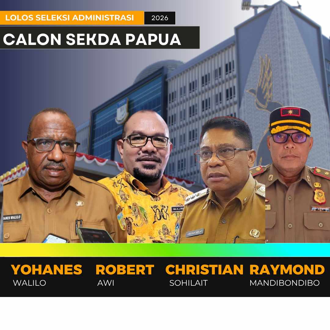 4 dari 7 Pelamar Lolos Seleksi Administrasi Calon Sekda Papua, Uji Kompetensi di Jakarta 27-29 Oktober 2026