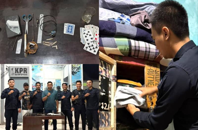 Rutan Unaaha Geledah Blok Cendrawasih 2, Barang Terlarang Didata meski Tak Ada Narkoba