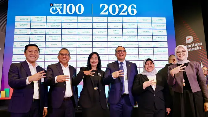 Pegadaian Masuk Top 10 BUMN Layanan Terbaik CX100 Award 2026