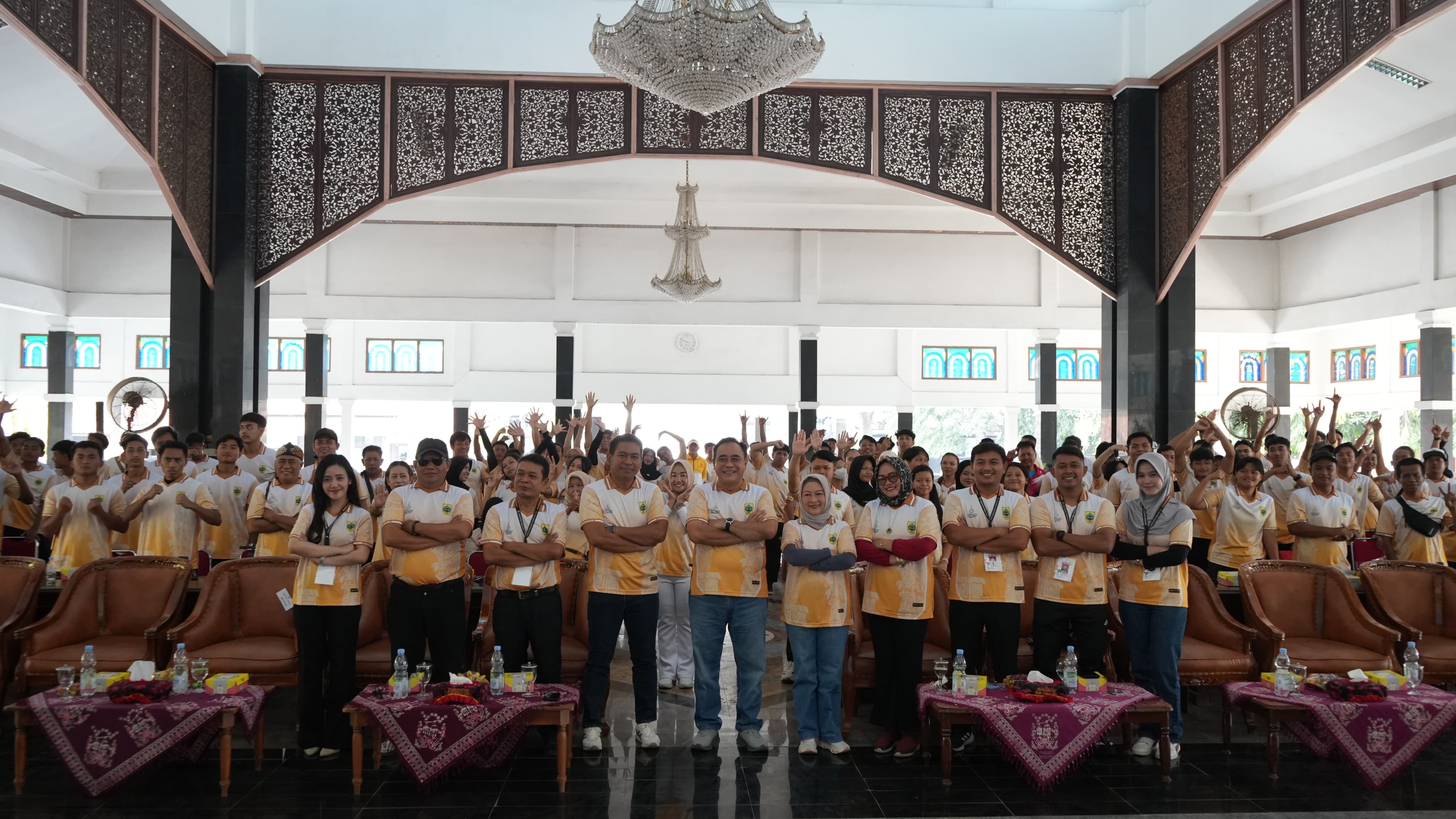 133 Atlet Pemalang Berlaga di 27 Cabor PORPROV Jateng 2026, Plt Bupati Lepas Kontingen di Pendopo