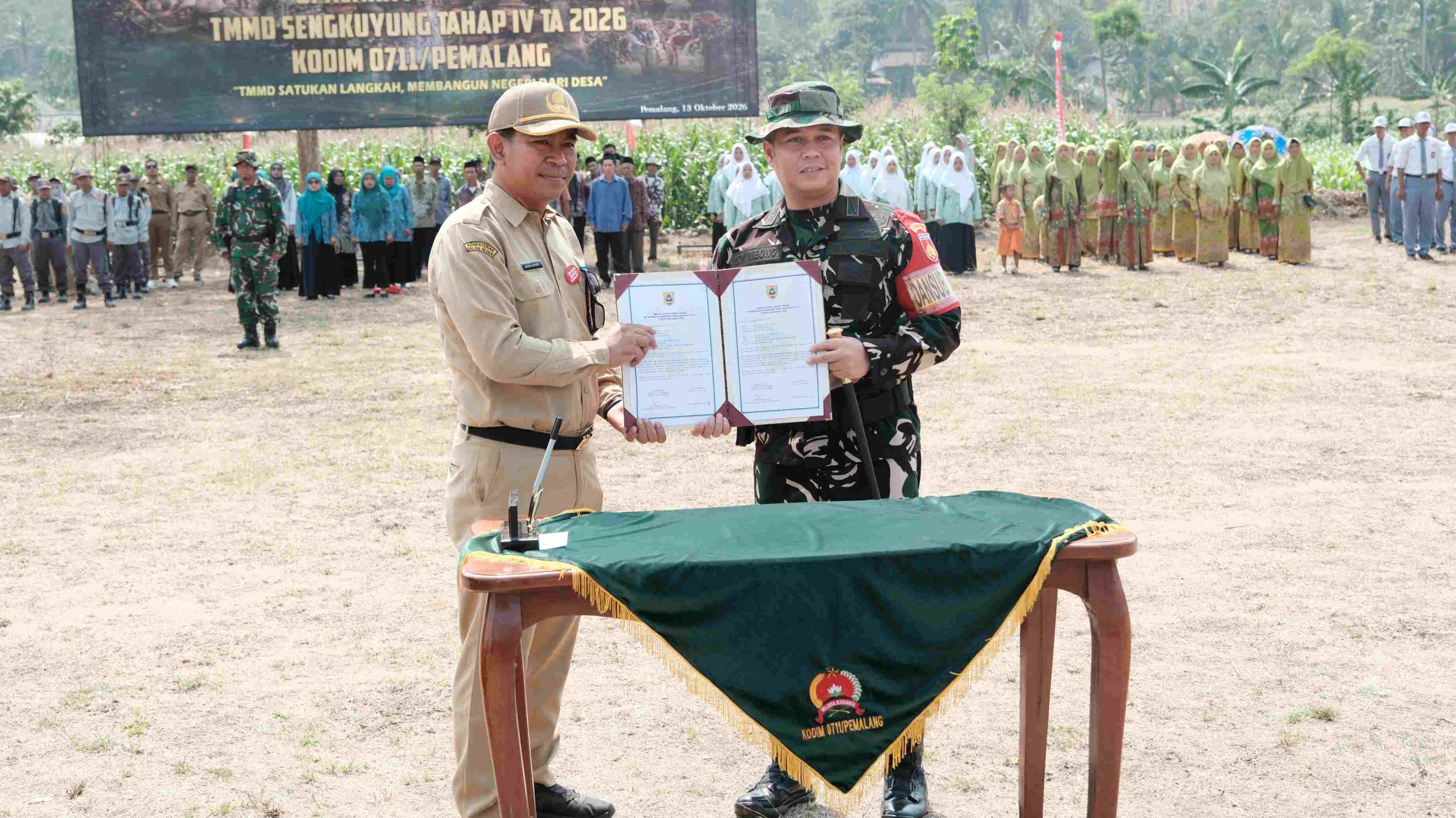 TMMD Sengkuyung di Gunungbatu Pemalang Bangun Jalan 667 Meter, Anggaran Rp475,7 Juta