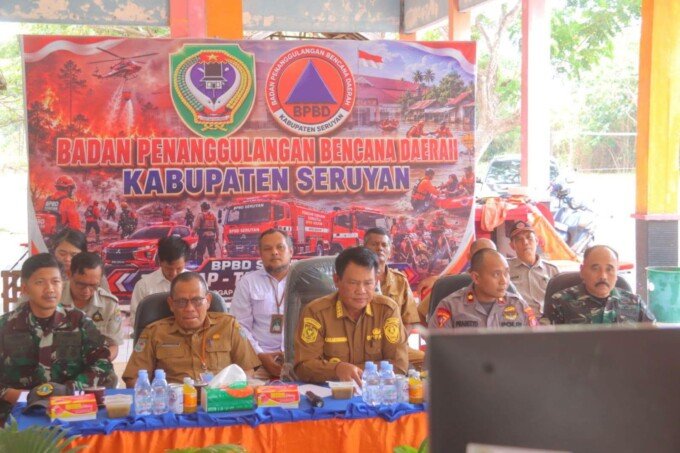 Pemkab Seruyan Perkuat Koordinasi Lintas Sektor Antisipasi Karhutla, Evaluasi Kebutuhan Posko di Wilayah Rawan