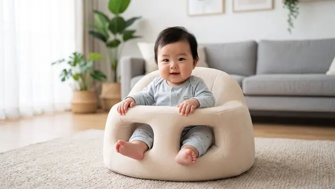 Sofa Bayi Lucu untuk Tummy Time: 4 Pilihan Aman dan Ergonomis