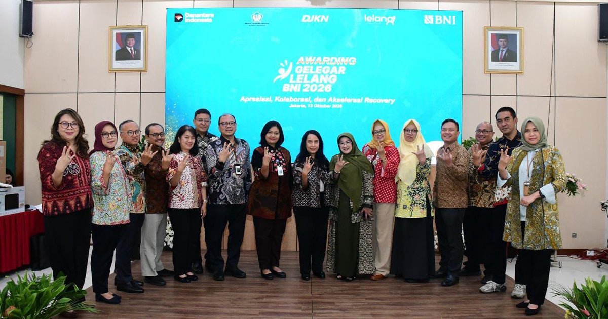 BNI Jual Agunan Rp510,77 Miliar Lewat Gelegar Lelang 2026
