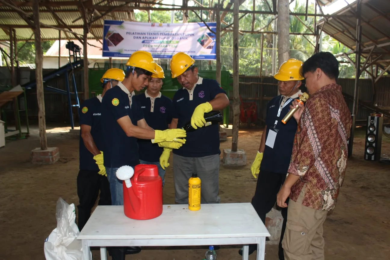 BPDP, Ditjenbun, dan PT CWE Latih 162 Pekebun Sawit Bengkulu Buat Pupuk Organik di Bengkulu Utara dan Mukomuko