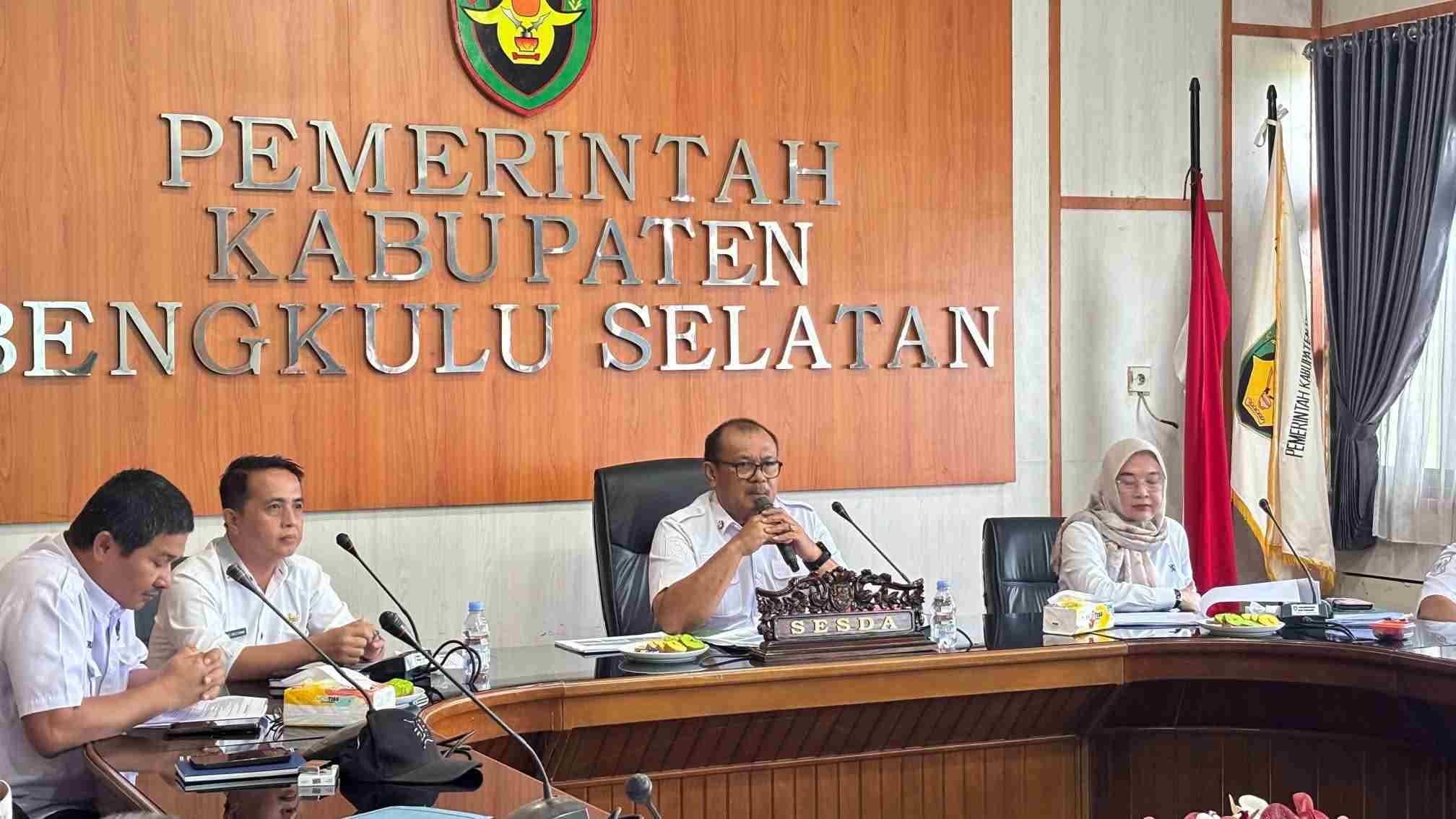 Sekda Bengkulu Selatan Pimpin Rakor TEPRA Triwulan III, Percepatan Realisasi Anggaran Kini Lewat SIPANDAI