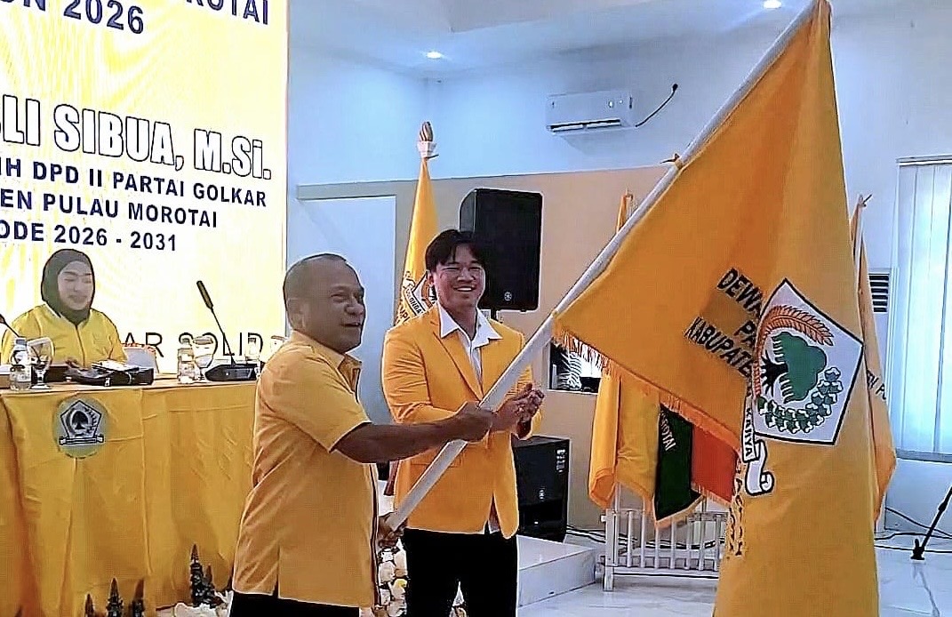 Musda VI Golkar Pulau Morotai Tetapkan Rusli Sibua Ketua DPD II secara Aklamasi