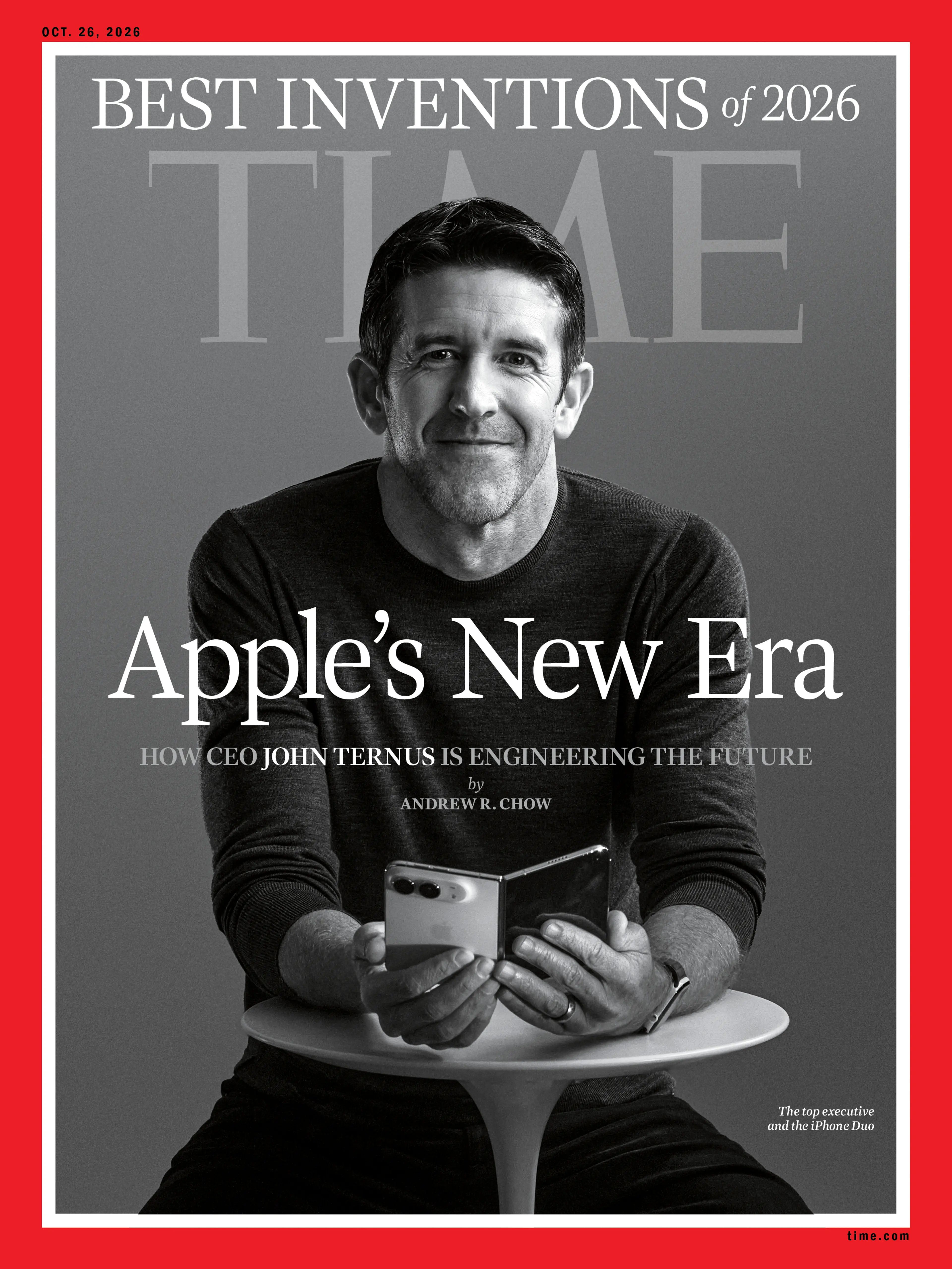 John Ternus Jadi CEO Apple, iPhone Duo Masuk TIME Best Inventions 2026