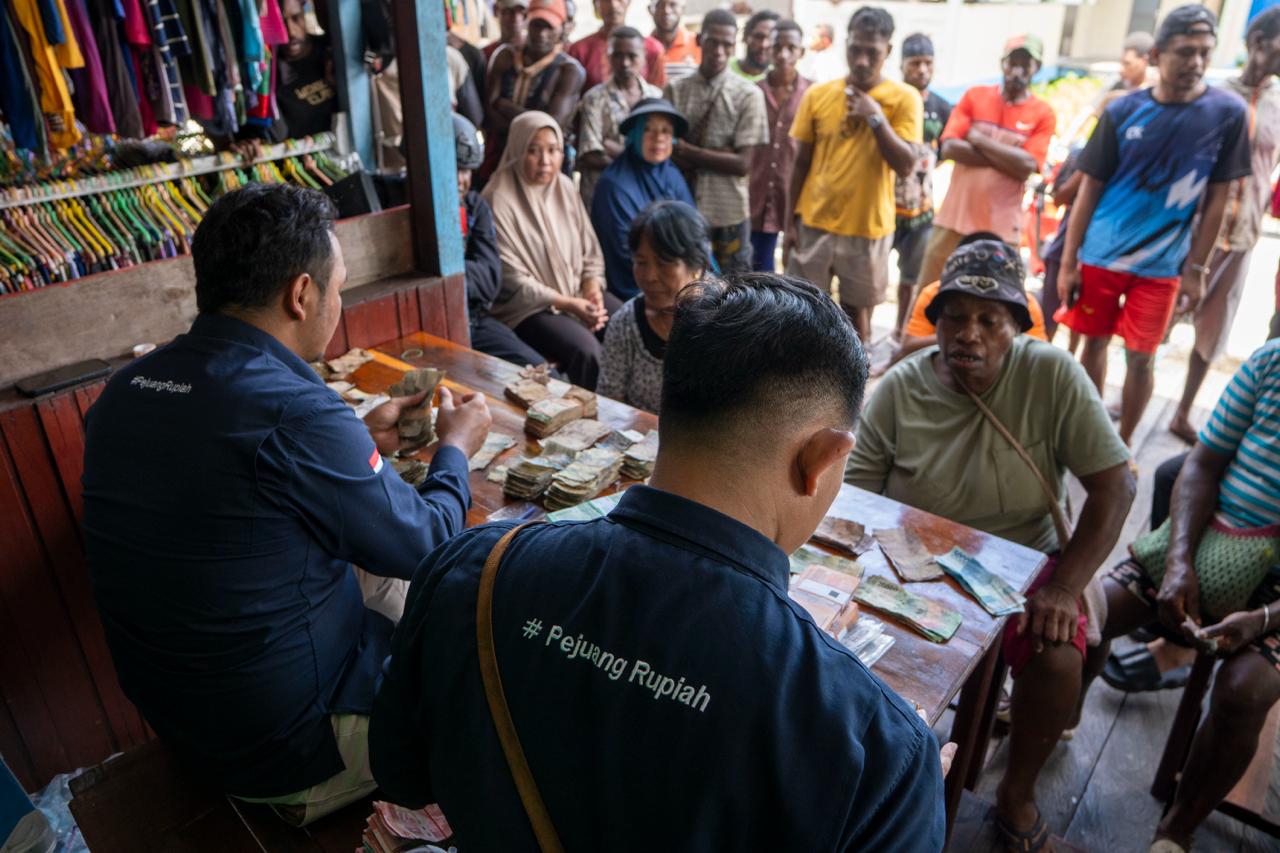 BI Papua Gelar 25 Kali Kas Keliling ke 16 Kabupaten Wilayah 3T, Tukar Uang Tak Layak Edar Terbanyak di Ilaga