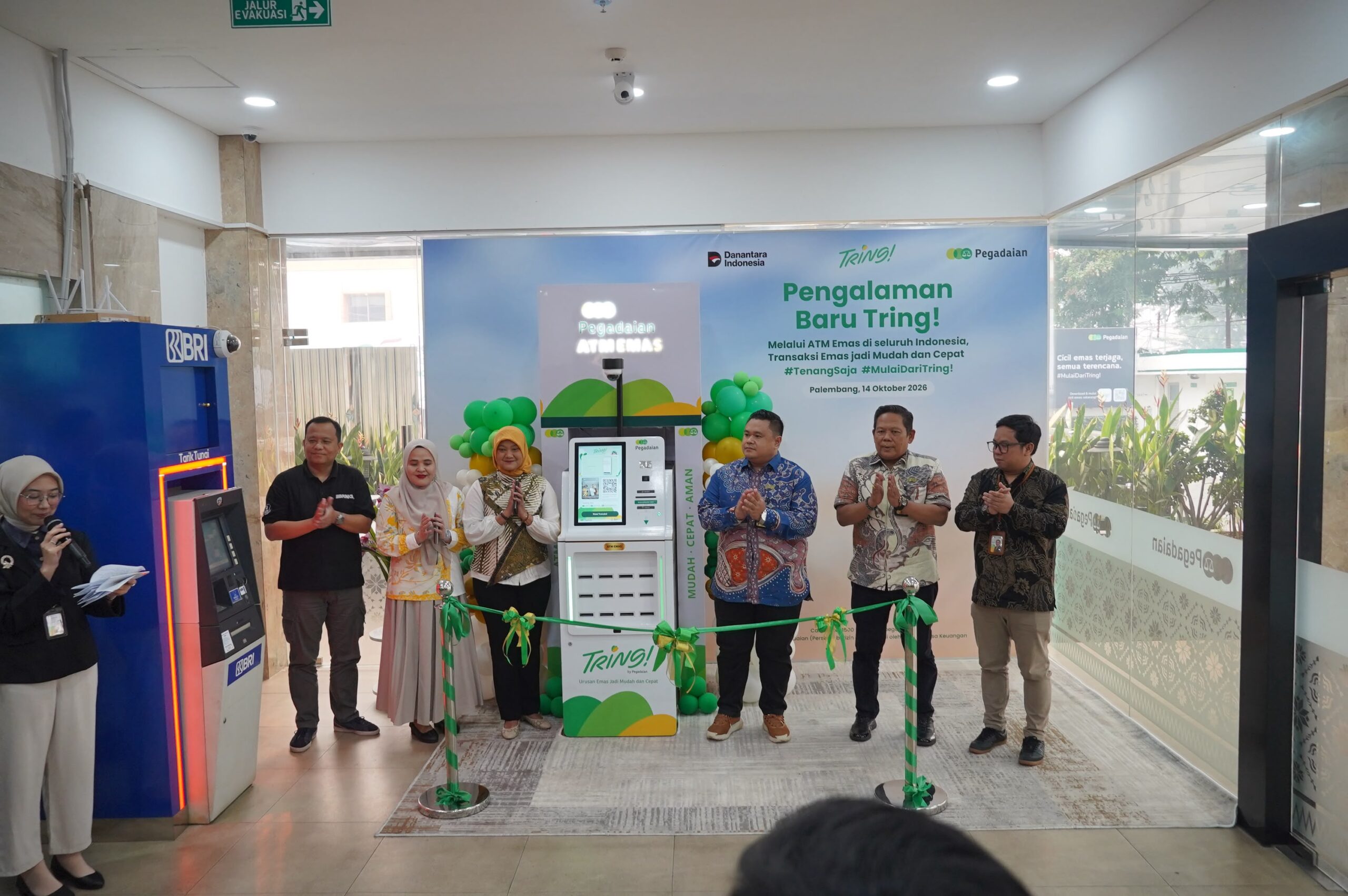 Pegadaian Luncurkan ATM Emas di Palembang, Nasabah Bisa Cetak Emas Fisik 1–100 Gram dalam Hitungan Detik