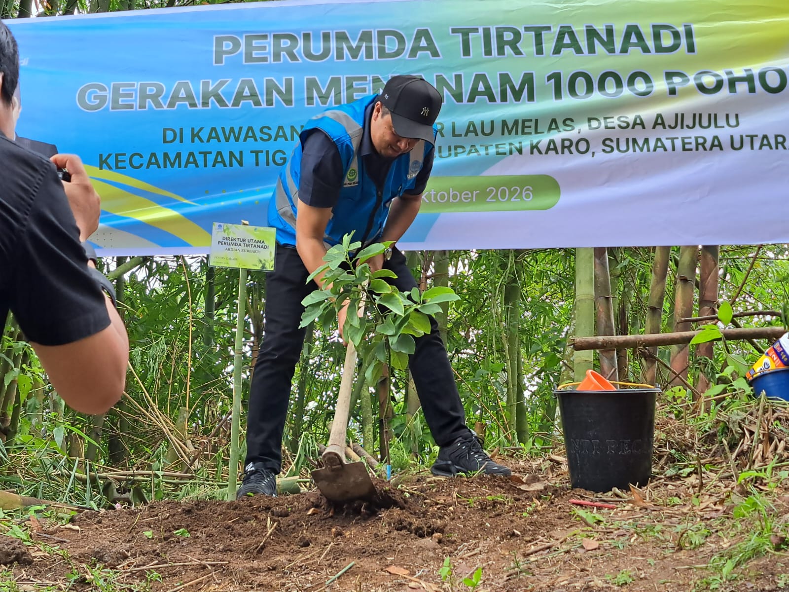 Perumda Tirtanadi Tanam 1.000 Pohon di Sibolangit dan Karo, Dirut Ardian Surbakti Soroti Masih Maraknya Penebangan