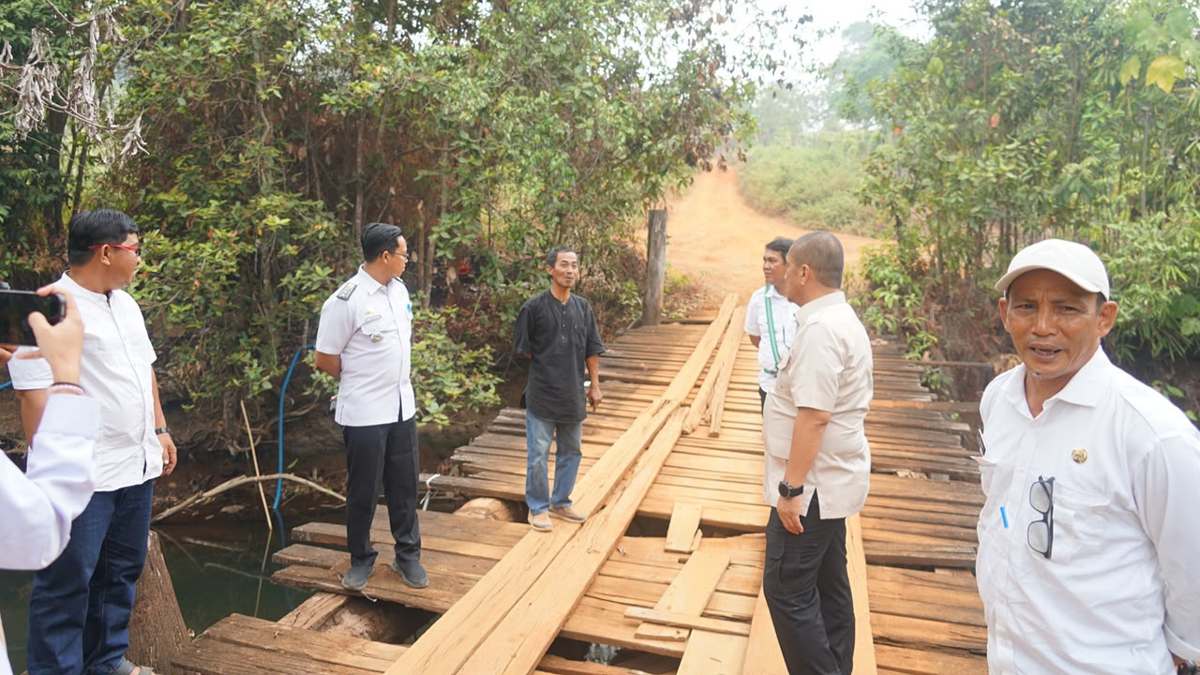 Bupati Lutim Tinjau Jembatan Loppe, Bangun Permanen Bentang 20 Meter Masuk Anggaran 2027
