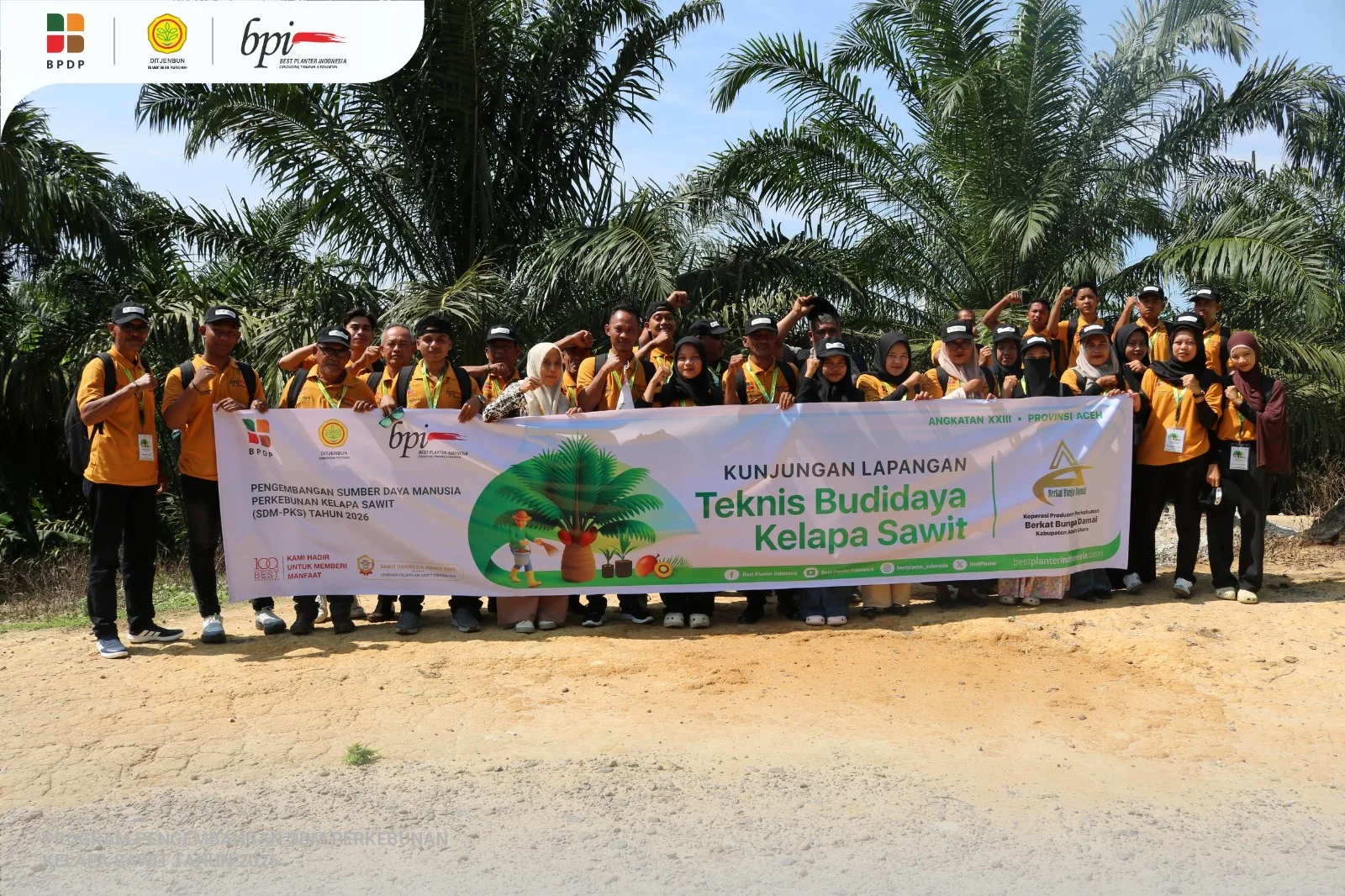 145 Pekebun Aceh Timur Belajar Sertifikasi RSPO di Kebun Koperasi Cot Girek Aceh Utara