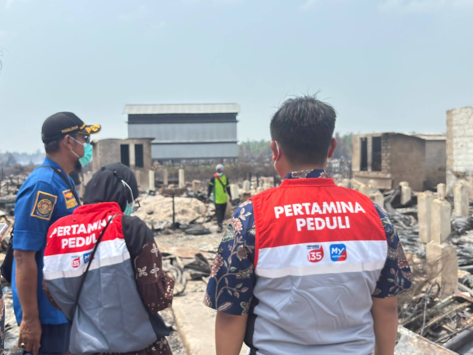 Pertamina Patra Niaga Sumbagsel Kirim Logistik dan Layanan Kesehatan untuk 400 KK Korban Kebakaran Bangka Selatan