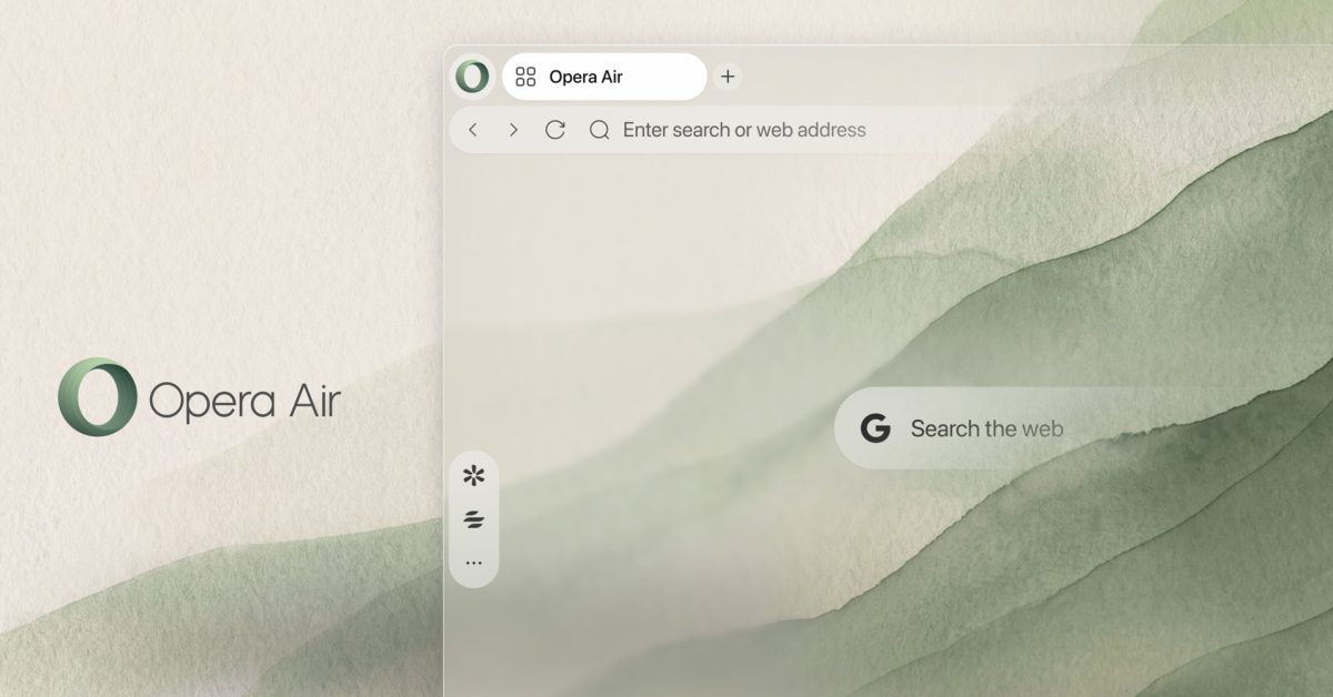 Opera Air Relaunch, Browser Minimalis Fokus Tanpa Distraksi