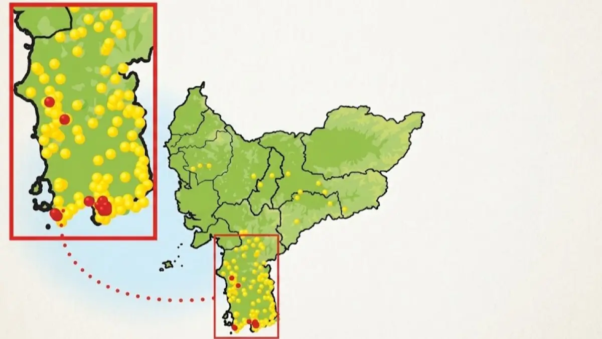 Hotspot Karhutla Kalbar Turun jadi 419 Titik, Ketapang Justru Naik Tiga Kali Lipat