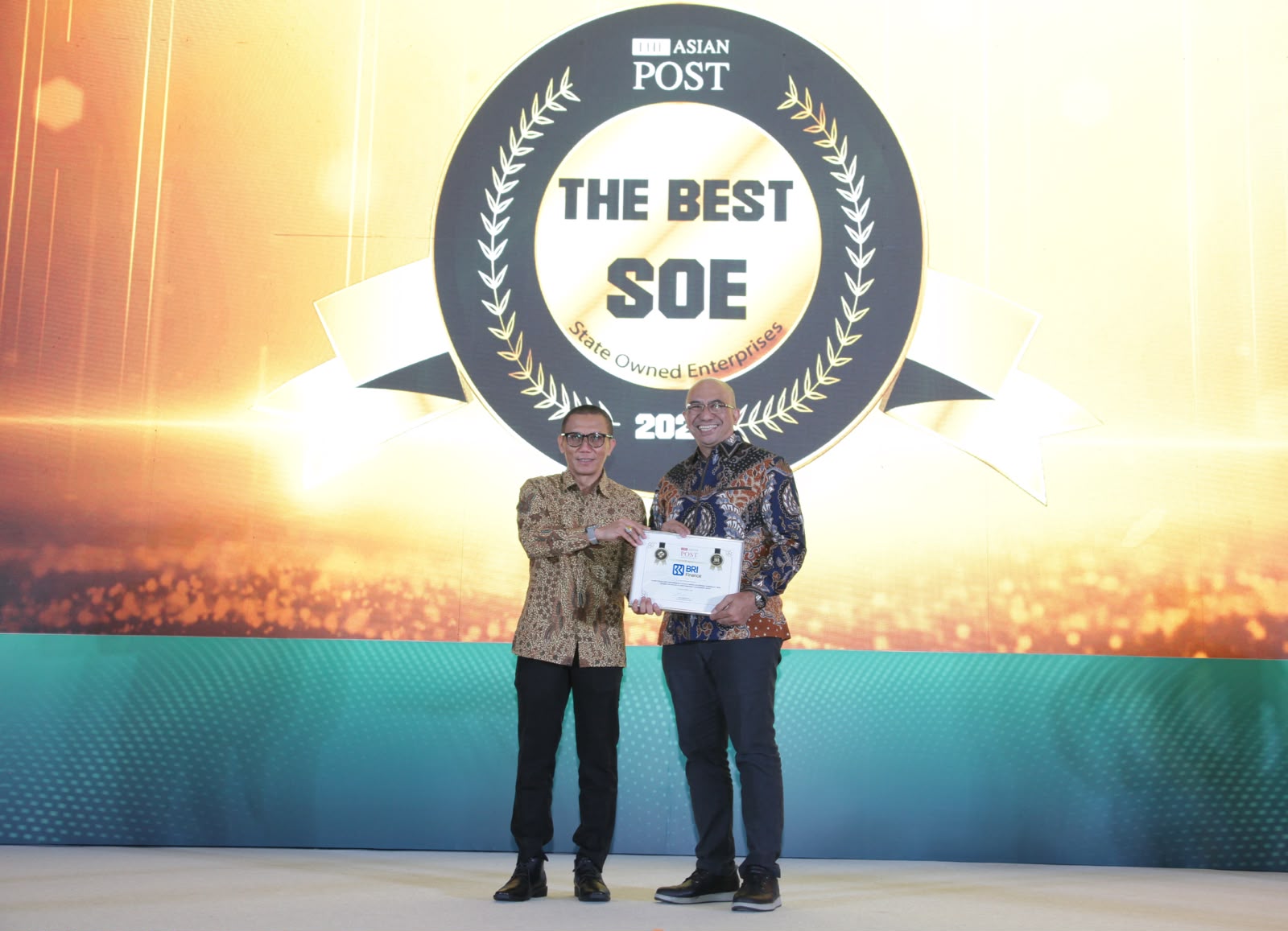 BRI Finance Raih Best SOE 2026, Laba Tembus Rp91 Miliar