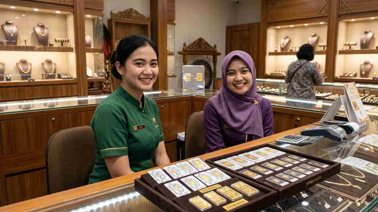 Harga Emas Pegadaian di Palembang Hari Ini: Galeri24 dan UBS Turun, Antam Stagnan