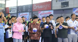 18 Tim Putra Berlaga di Turnamen Bola Tangan U-17 Kota Padang, Wakil Wali Kota Buka Kompetisi