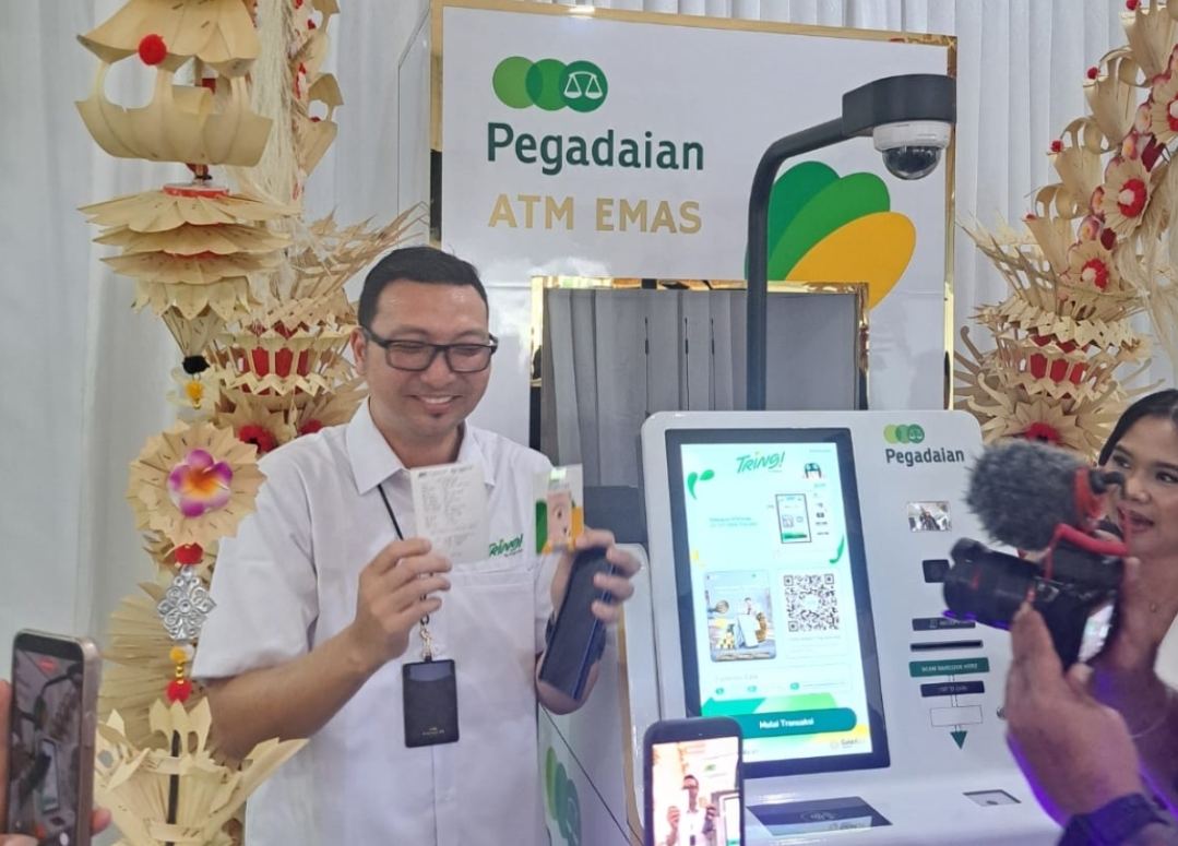 Pegadaian Operasikan ATM Emas di Denpasar, Satu dari 20 Unit di Indonesia