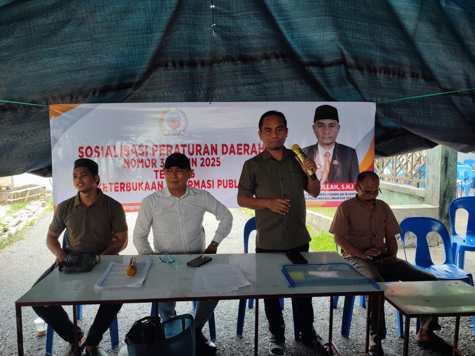 Ketua Fraksi PKS DPRD Nunukan Sosialisasikan Perda Keterbukaan Informasi Publik ke Warga
