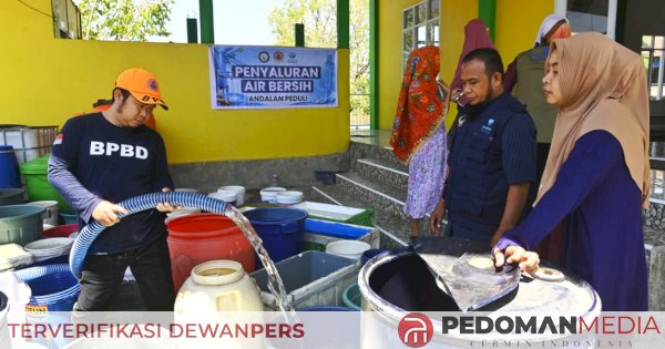 Pemprov Sulsel Salurkan 403.000 Liter Air Bersih di 12 Kelurahan Makassar, 13.235 Jiwa Terbantu