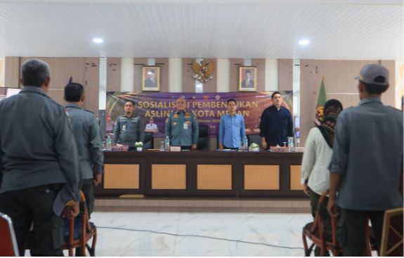 Satpol PP Medan Percepat Pembentukan Aslinmas di 151 Kelurahan, Pengukuhan Ditargetkan Tahun Ini