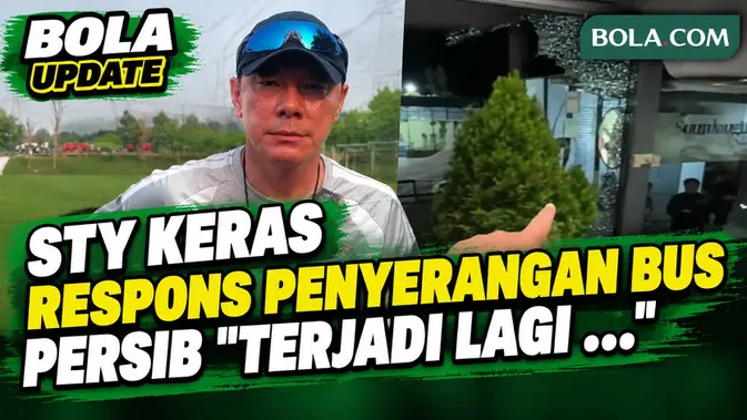 Shin Tae-yong Kecam Penyerangan Bus Persib U-18, Minta Pelaku Dihukum Berat