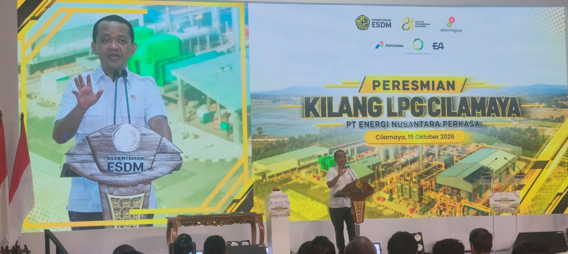 Kilang LPG Cilamaya Resmi Beroperasi, Pasokan 18,7 Juta Tabung per Tahun