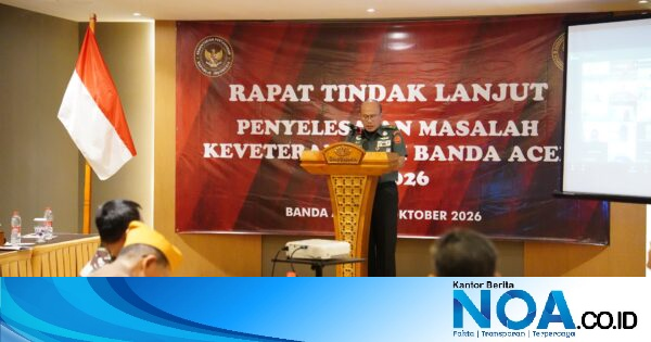 Kemhan Pimpin Rapat Keveteranan di Banda Aceh, Bahas Pendataan hingga Verifikasi Dokumen Veteran