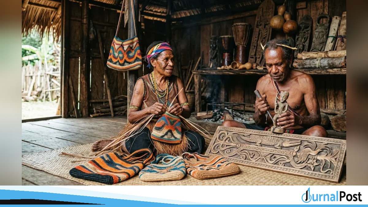 Dari Noken hingga Ukiran Asmat, Seni Kriya Papua Didorong Jadi Penggerak Ekonomi Kampung