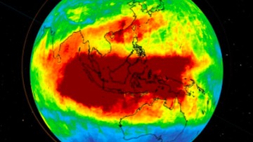 Satelit NASA Deteksi Karbon Monoksida Pekat di Langit Indonesia