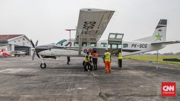 BNPB Uji Modifikasi Cuaca Dry Ice Atasi Asap Karhutla Sumsel