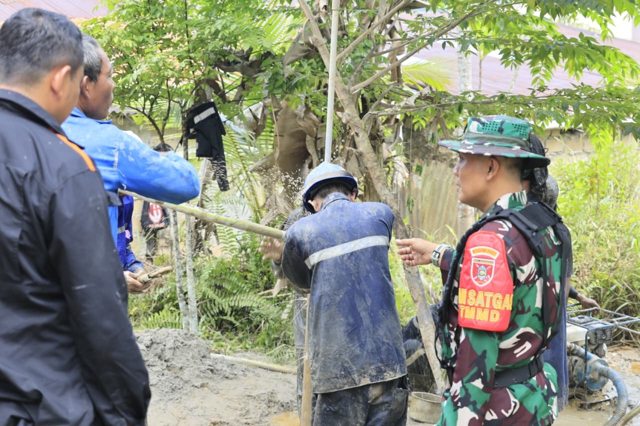 5 Sumur Bor TMMD Kodim 0907 Tarakan Layani 755 Jiwa di Tarakan Tengah dan Tarakan Timur