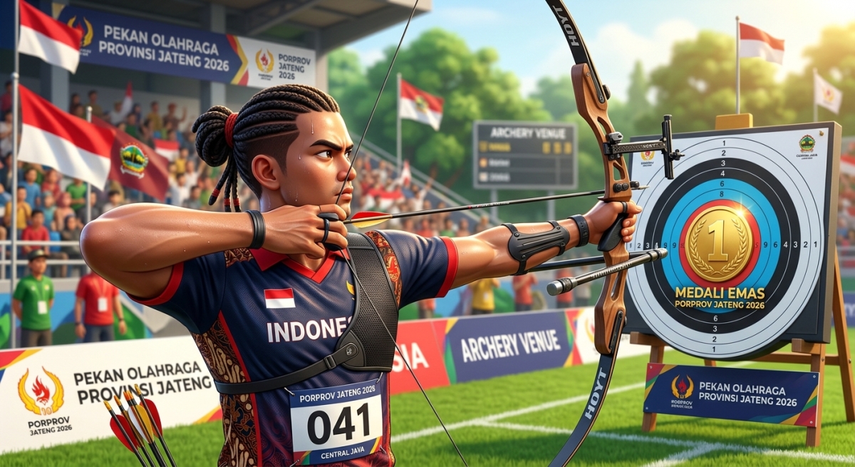 Perpani Kota Tegal Berangkatkan 6 Pemanah ke Porprov Jateng 2026, Targetkan 1 Emas 1 Perak 1 Perunggu