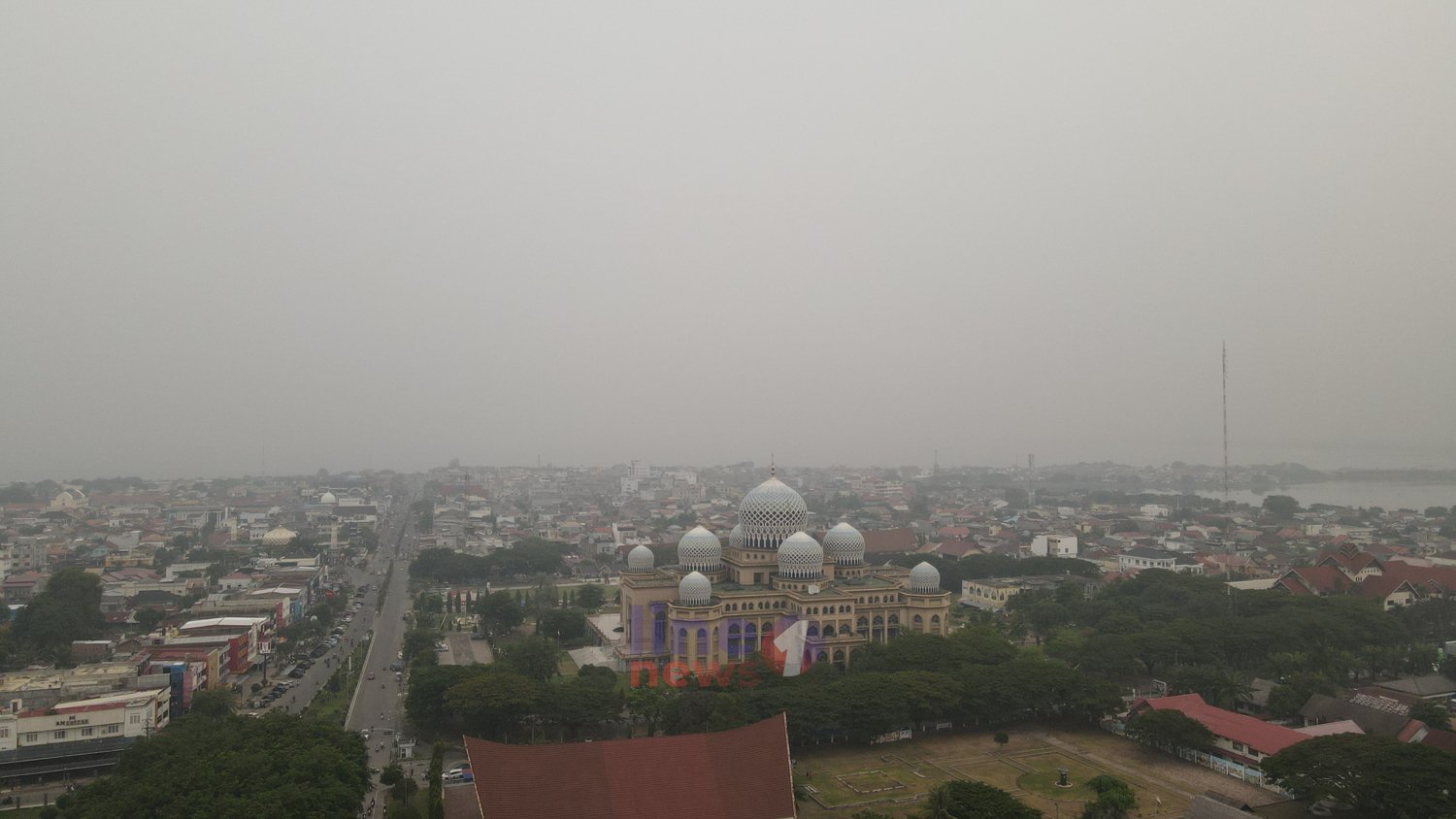 Asap Karhutla dari Sumatera dan Kalimantan Selimuti Aceh, ISPU Aceh Tengah Sentuh 548