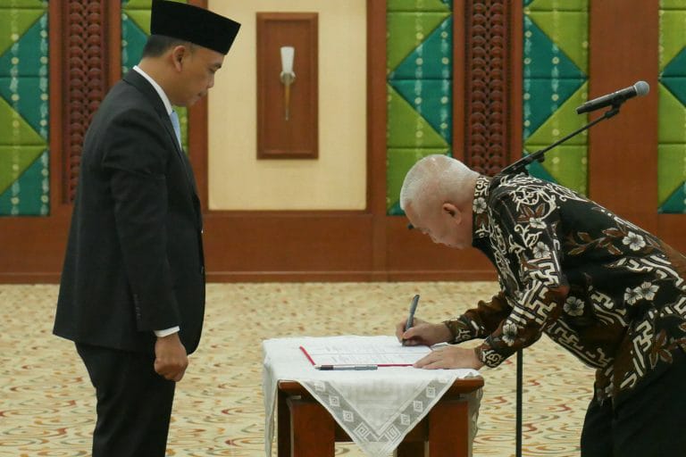 Gubernur Kalsel Muhidin Kukuhkan Harry Bowo Jadi Kepala BPKP Kalsel, Minta Tak Ada Lagi Kesalahan Fatal